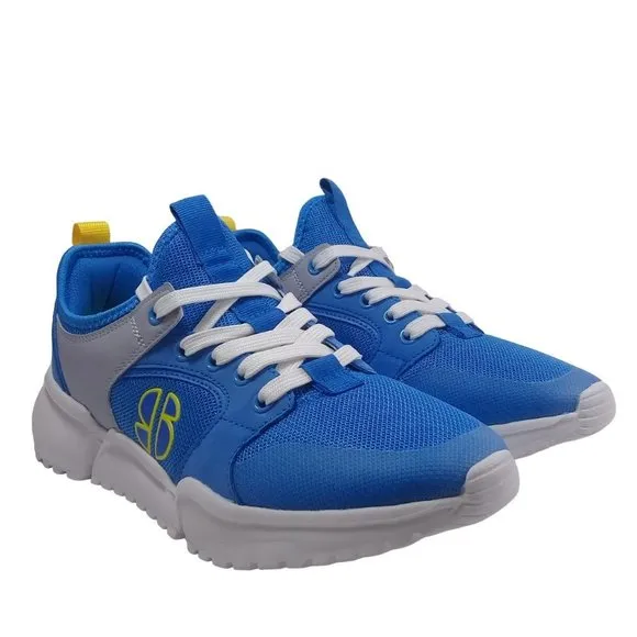 Sports Illustrated Men's NEW Mscasey-J Cushioned Sole Blue/Gray Lite Sneakers 8M