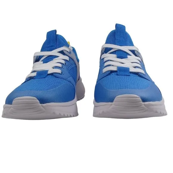 Sports Illustrated Men's NEW Mscasey-J Cushioned Sole Blue/Gray Lite Sneakers 8M