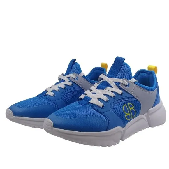 Sports Illustrated Men's NEW Mscasey-J Cushioned Sole Blue/Gray Lite Sneakers 8M