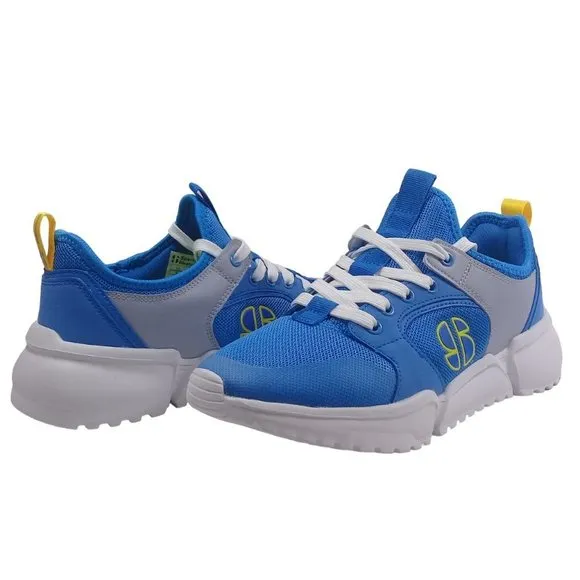 Sports Illustrated Men's NEW Mscasey-J Cushioned Sole Blue/Gray Lite Sneakers 8M