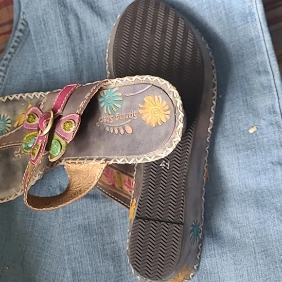 Spring Step L'Artiste Santorini Sandals Size 41 or US 9-9.5