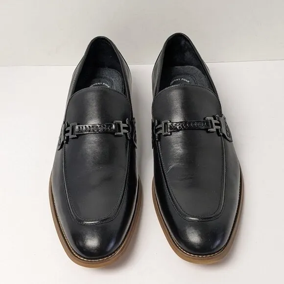 Stacy Adams Duval Moc Toe Loafers, Black, Men's 12 M