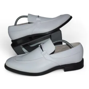 Stacy Adams Kaylor Moc Toe Bit Slip-on Loafers 20172-100 White Men's 11M