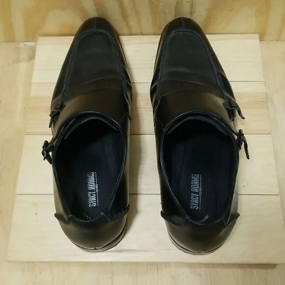 Stacy Adams &quot;Gordon&quot; Double Monk Strap Loafers Mens size 14