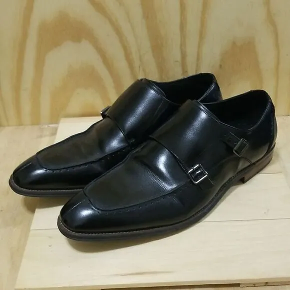 Stacy Adams &quot;Gordon&quot; Double Monk Strap Loafers Mens size 14