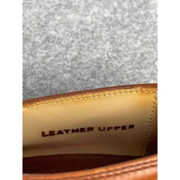 Stanley Blacker men's‎ loafers, tan brown, size 10 leather