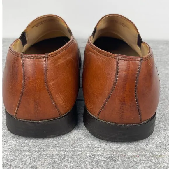 Stanley Blacker men's‎ loafers, tan brown, size 10 leather