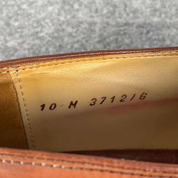 Stanley Blacker men's‎ loafers, tan brown, size 10 leather