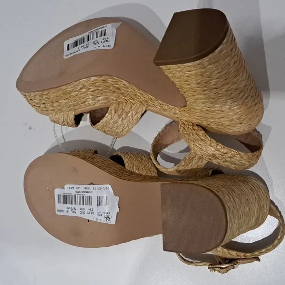 Steve Madden Carisma Raffia Platform Sandals
