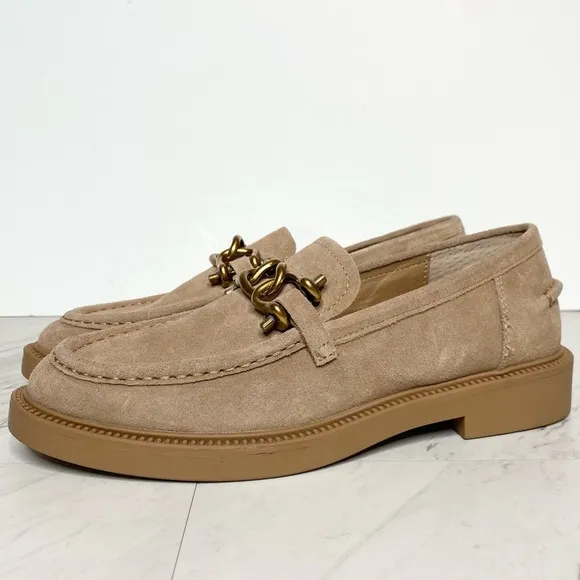 Steve Madden Karmine Tan Suede Loafer 9 1/2 M