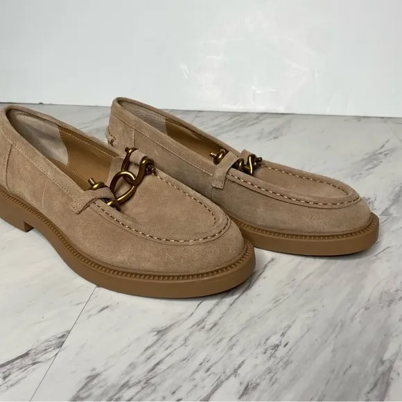 Steve Madden Karmine Tan Suede Loafer 9 1/2 M