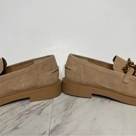 Steve Madden Karmine Tan Suede Loafer 9 1/2 M