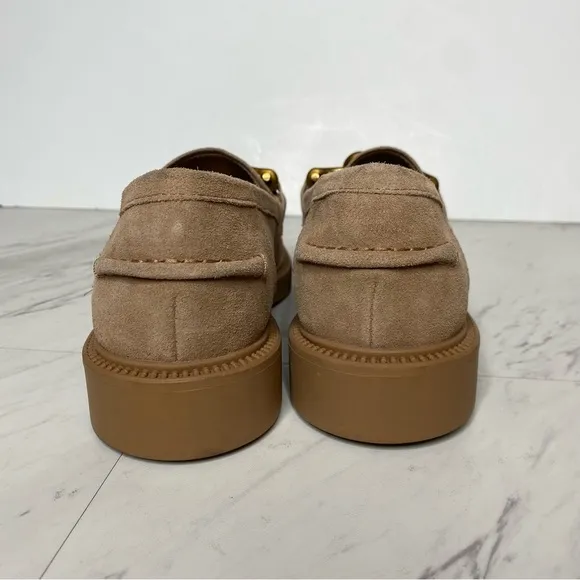 Steve Madden Karmine Tan Suede Loafer 9 1/2 M