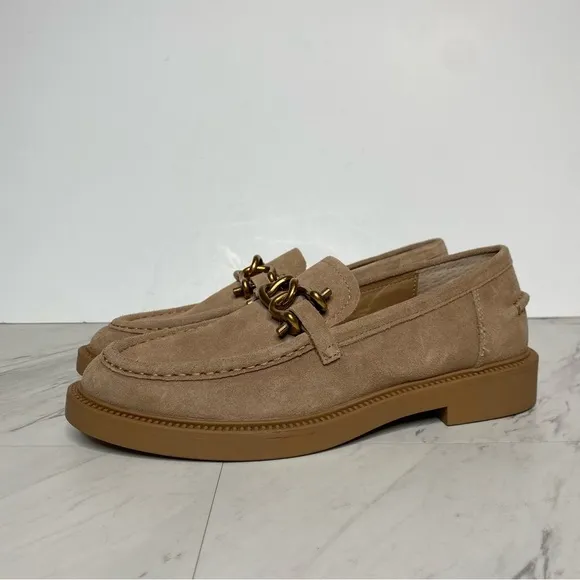 Steve Madden Karmine Tan Suede Loafer 9 1/2 M