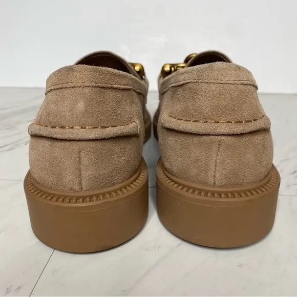 Steve Madden Karmine Tan Suede Loafer 9 1/2 M