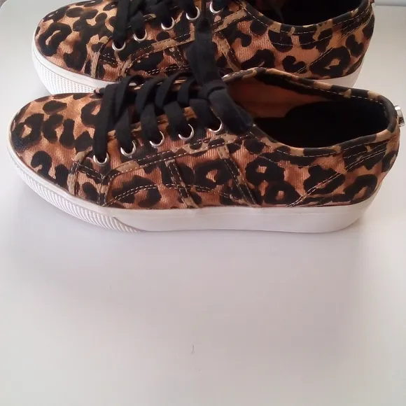 Steve Madden Leopard Print Platform Sneakers