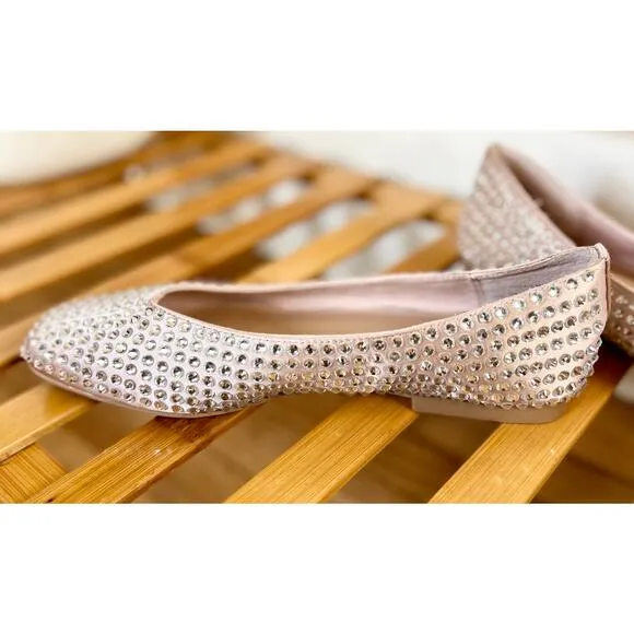 Steve Madden Marli Rhinestone Embellished Ballet Flats