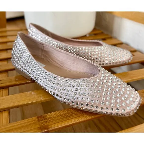 Steve Madden Marli Rhinestone Embellished Ballet Flats