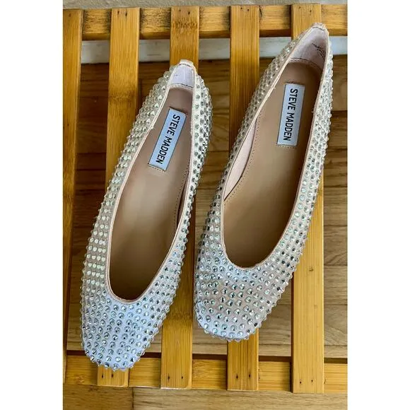 Steve Madden Marli Rhinestone Embellished Ballet Flats