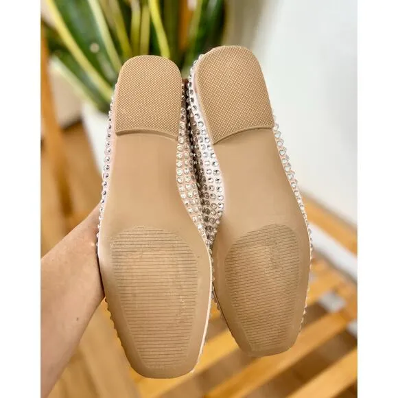 Steve Madden Marli Rhinestone Embellished Ballet Flats