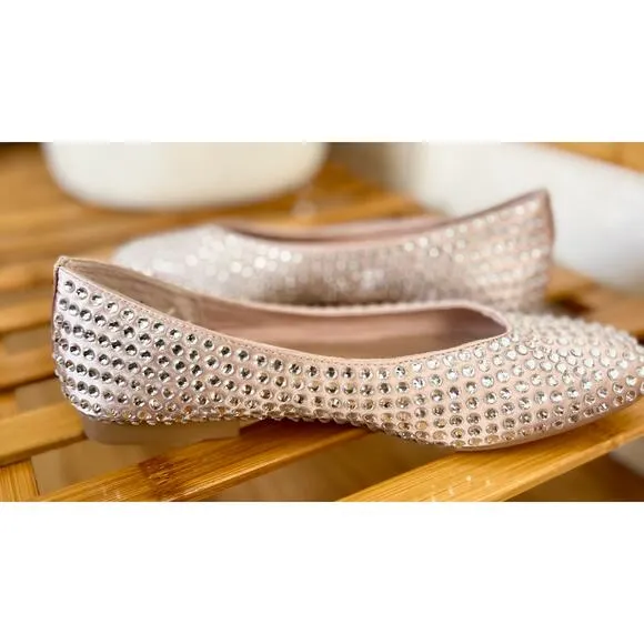 Steve Madden Marli Rhinestone Embellished Ballet Flats