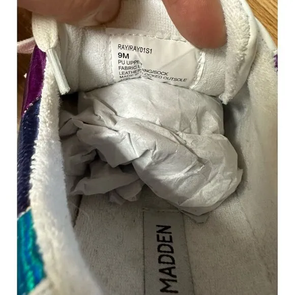 Steve Madden Shop Lane Sneakers Size 9.0