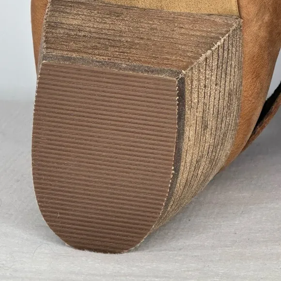 Steve Madden‎ Tolteca Cognac Mid Calf Boots Southwest/Boho Sz 6