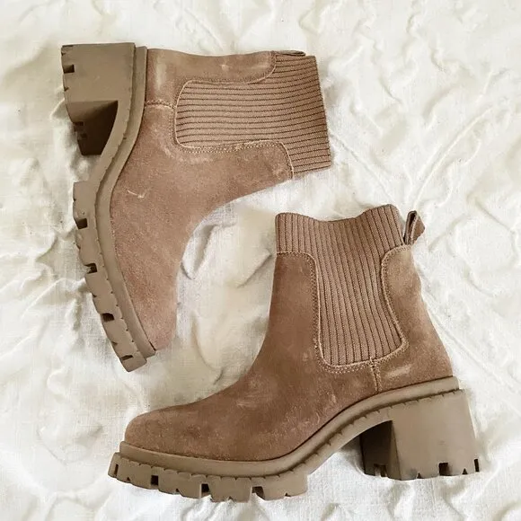 Steve Madden Zappa Lug Sole Bootie Size 7.5 New