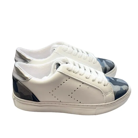 STEVEN BY STEVEN MADDEN PARODY CAMO MULTI SNEAKERS - SIZE 6 - NIB!