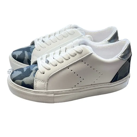 STEVEN BY STEVEN MADDEN PARODY CAMO MULTI SNEAKERS - SIZE 6 - NIB!