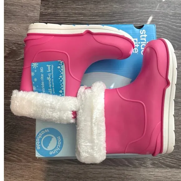 Stride Rite 360 Bellamy All Weather Boot In Pink Size 11