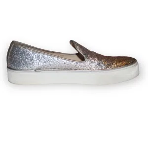 Stuart Weitzman Biarritz Glitter Skate Sneakers Size 6.5