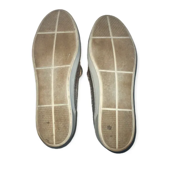 Stuart Weitzman Biarritz Glitter Skate Sneakers Size 6.5