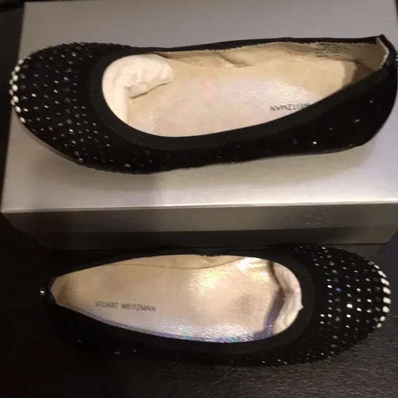 Stuart Weitzman Fannie Pearl flats