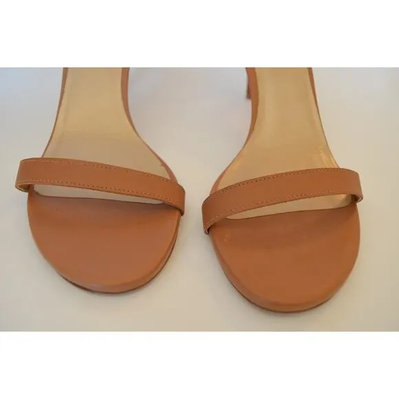 Stuart Weitzman Nunakedstraight Strap Sandal Heel