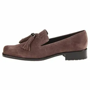Stuart Weitzman Tassylady Suede Loafers
