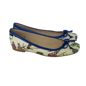STUART WEITZMAN WOMEN'S PATENT LEATHER BALLERINA WOMEN'S SHOES SIZE 7.5M