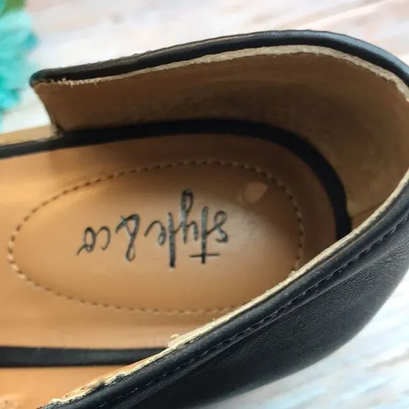 Style &amp; Co Black Marinn D'Orsay Flats