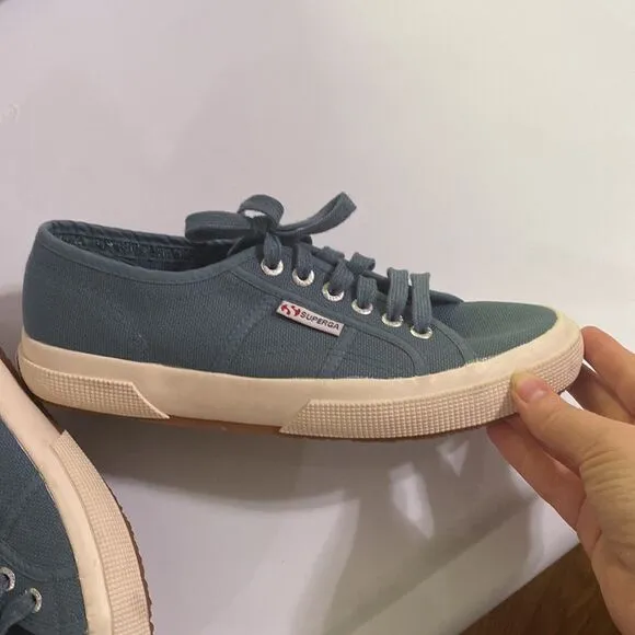 Superga unisex 2750 Cotu classic sneakers in slate blue Size Men’s 6.5