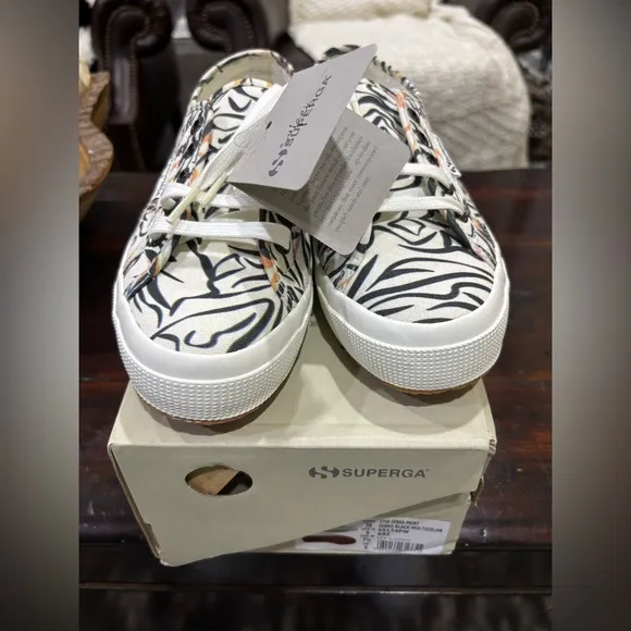 Superga Zebra Print Sneakers