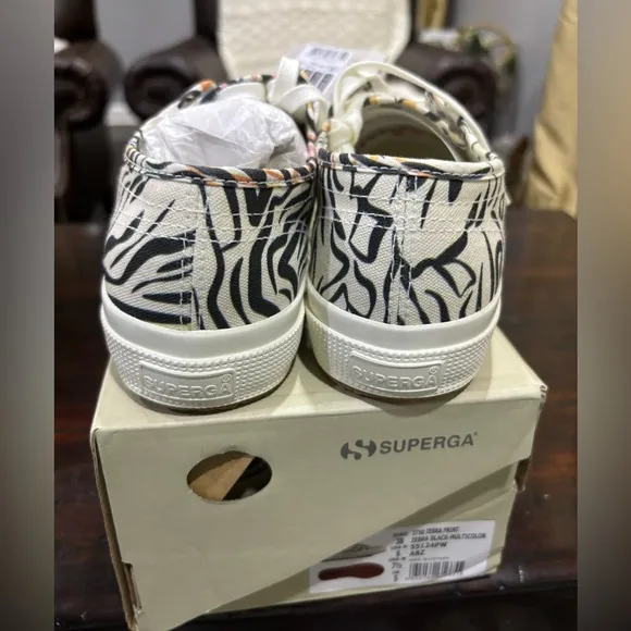 Superga Zebra Print Sneakers