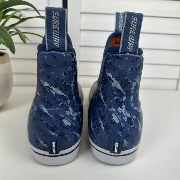 Sureway Deck 500 Boots Blue Set Sail Pull On Fishing Boating Mens Size 10