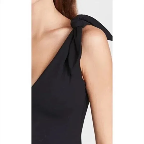 Susana Monaco Black Tie Shoulder A-Line Dress Black Size S - NWT