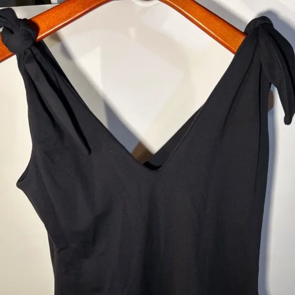 Susana Monaco Black Tie Shoulder A-Line Dress Black Size S - NWT