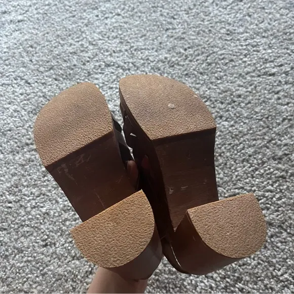 Swedish Hasbeens Vivi Caged Clog Sandals 36
