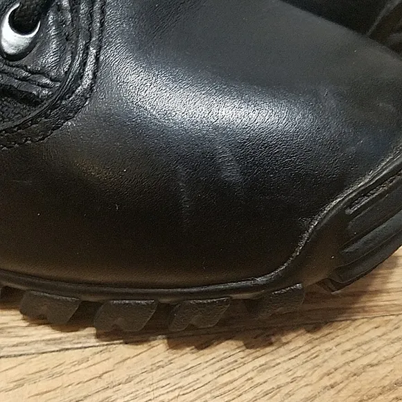 Tactical Research black leather combat boots men's sz 8.5R