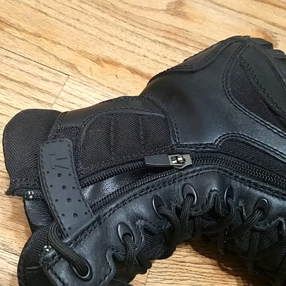 Tactical Research black leather combat boots men's sz 8.5R