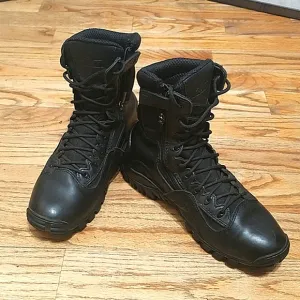Tactical Research black leather combat boots men's sz 8.5R