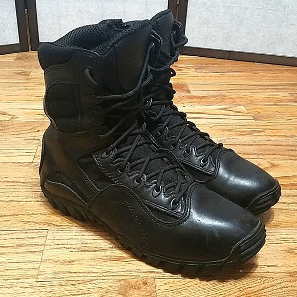 Tactical Research black leather combat boots men's sz 8.5R
