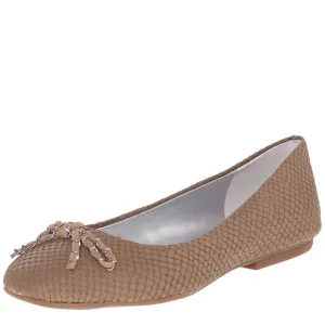 Tahari Inca Bow Ballet Flats Fawn 6M